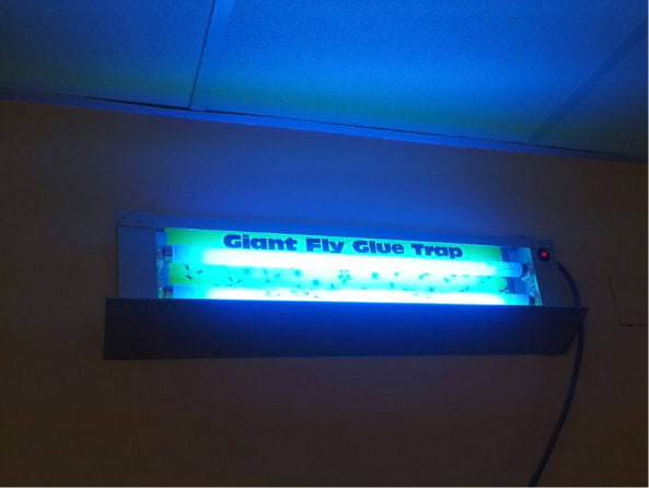 Instalación de trampas de luz