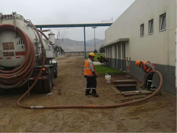 Succión de trampas de grasa